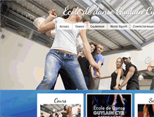 Tablet Screenshot of dansecyr.ca